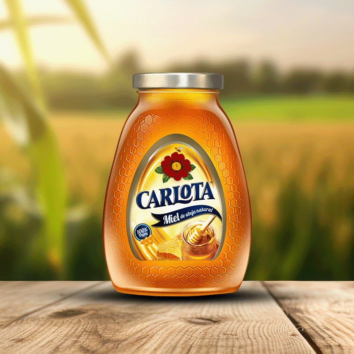 miel carlota presentaciones tarro de vidrio de 500 gramos